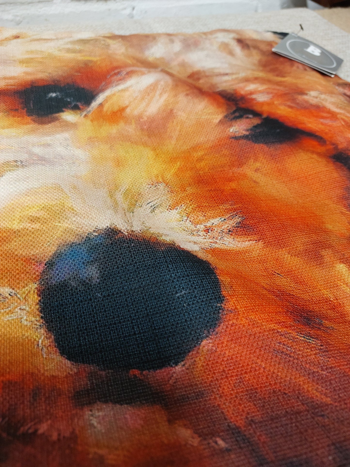 Cockapoo Cushion Cover – Dog Portrait Pillow (pad sold separately) 40x40cm / 16"