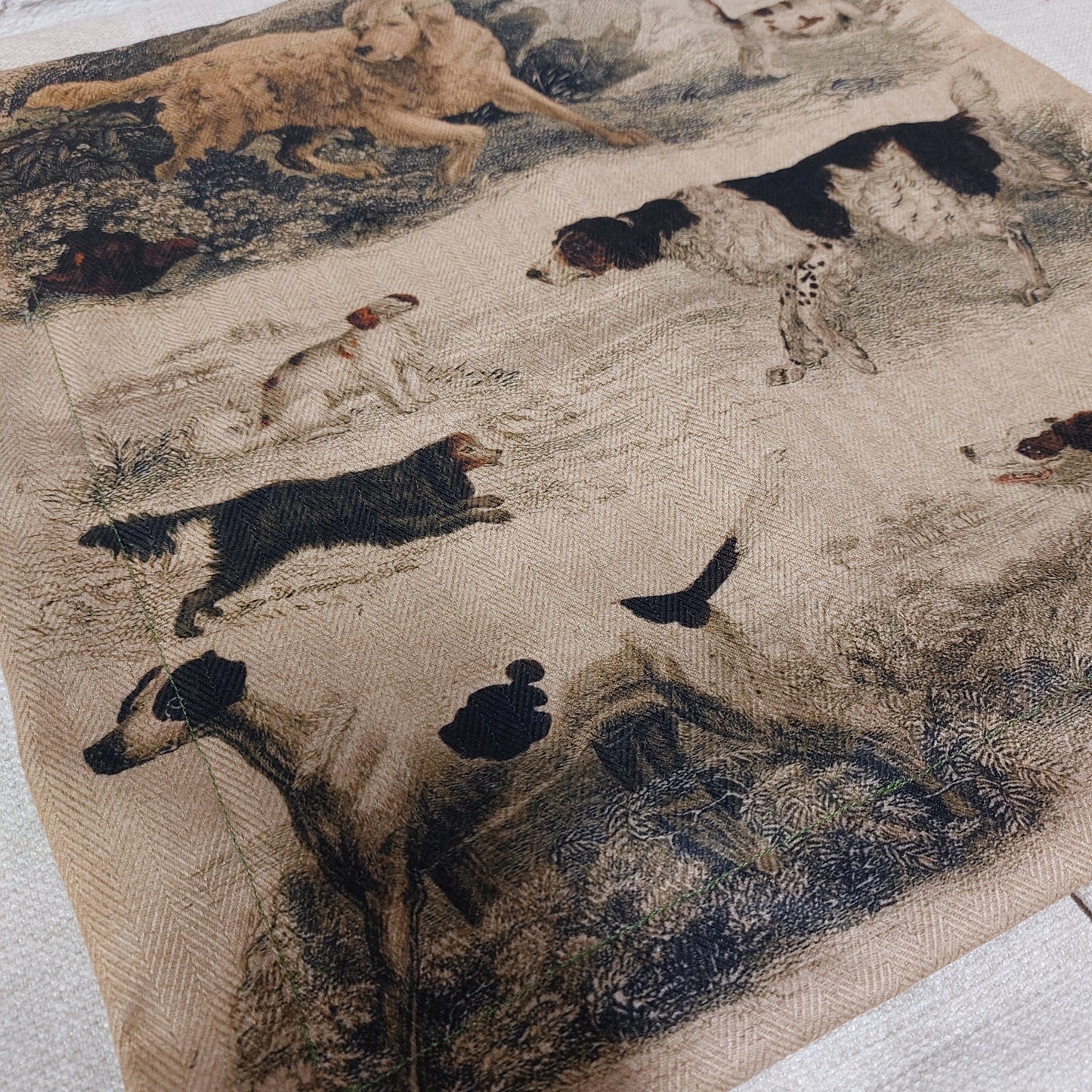 Working dog / gun dog Cushion Cover – Dog Portrait Pillow (pad sold separately) 43x43cm 17"